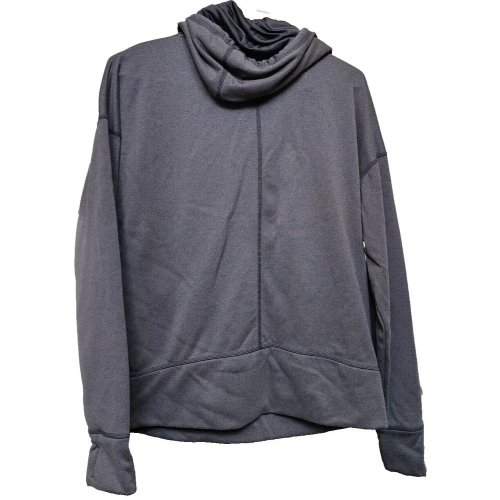 The North Face Womens Gray Pullover Hoodie Size XL Drawstring Neck - Picture 4 of 7